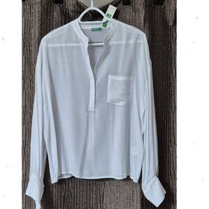 United Colors Of Benetton Womens Long Sleeve Shirt